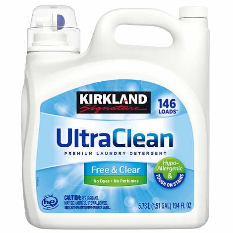 Kirkland UltraClean Free & Clear Fragrance-Free Laundry Detergent