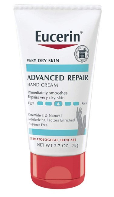 Best fragrance-free hand creams - Eucerin Fragrance-Free Advanced Repair Hand Cream