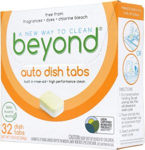 Best Fragrance-Free Dishwasher Tablets - Beyond Natural Dishwasher Tablets - Fragrance-Free