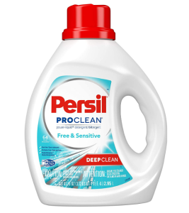 Persil ProClean Free & Sensitive Detergent.