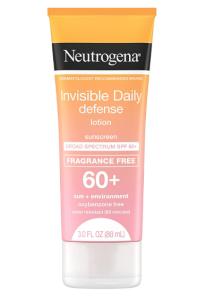Best fragrance-free face sunscreens - Neutrogena Invisible Daily Defense Fragrance-Free Sunscreen